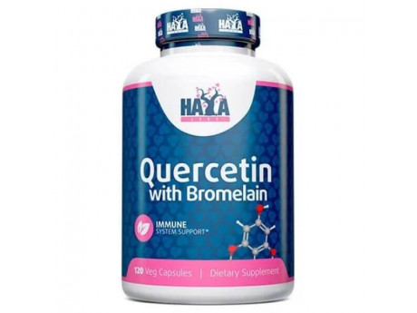 Quercetin with Bromelain Haya Labs (120 вег капсул)