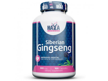 Siberian Ginseng 500 мг Haya Labs (100 капсул)