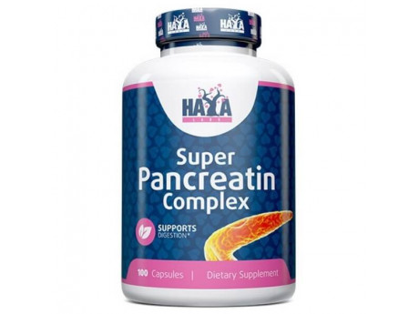 Super Pancreatin Enzymes Haya Labs (100 капсул)