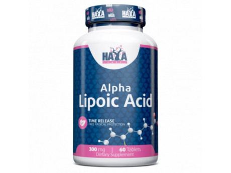 Time Release Alpha Lipoic Acid 300 мг Haya Labs (60 таблеток)