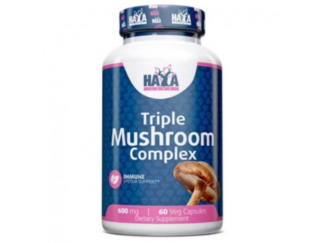 Triple Mushroom Complex Haya Labs (60 вег капсул)
