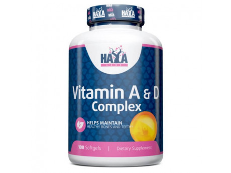 Vitamin A&D Complex Haya Labs (100 капсул)