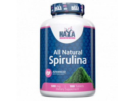 All Natural Spirulina 500 мг Haya Labs (100 таблеток)