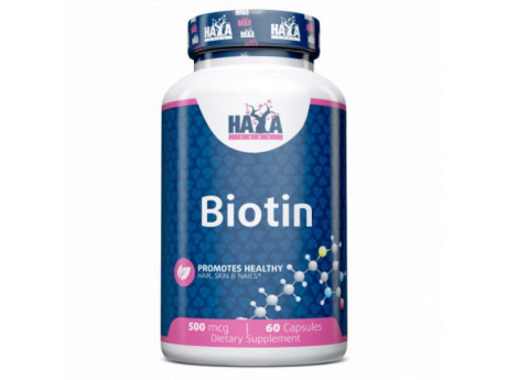 Biotin 500 мкг Haya Labs (60 капсул)