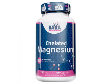 Chelated Magnesium 200 мг Haya Labs (60 капсул)