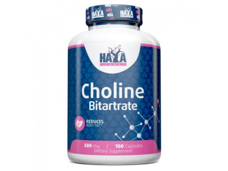 Choline Bitartrate 500 мг Haya Labs (100 капсул)