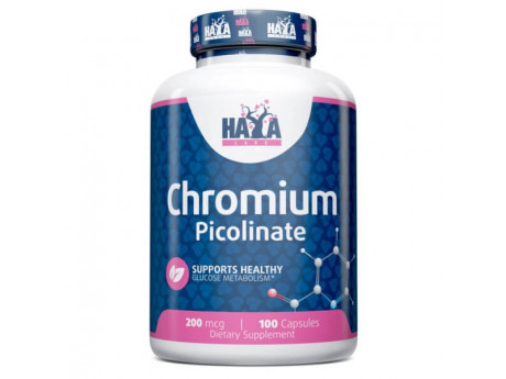 Chromium Picolinate 200 мг Haya Labs (100 капсул)