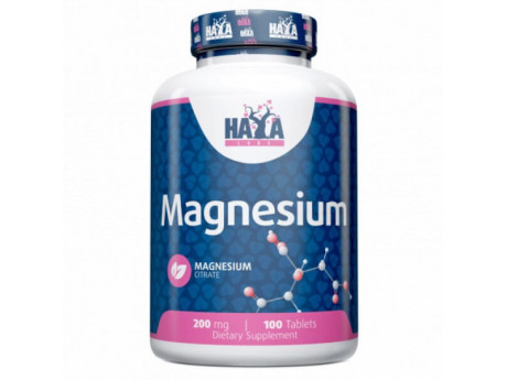 Magnesium Citrate 200 мг Haya Labs (100 таблеток)