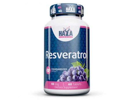 Resveratrol 40 мг Haya Labs (60 таблеток)