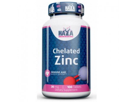 Zinc Bisglycinate 30 мг Haya Labs (100 таблеток)