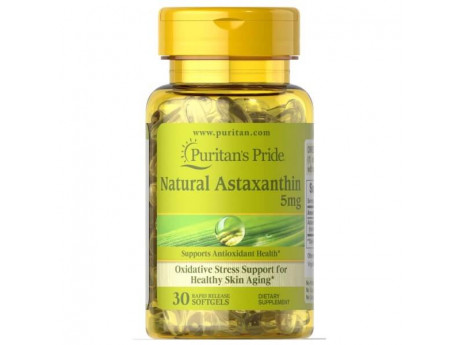 Astaxanthin 5 мг Puritan's Pride (30 капсул)