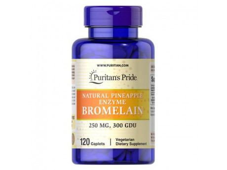 Bromelain 250 мг 300 GDU Puritan's Pride (120 капсул)