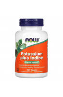 Potassium Plus Iodine NOW (180 таблеток)