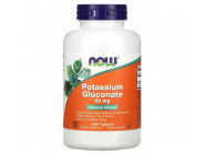 Potassium Gluconate 99 мг NOW (250 таблеток)