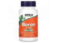 Boron 3 мг NOW (100 вег капсул)