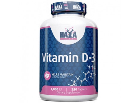 Vitamin D-3 4000 IU Haya Labs (250 таблеток)
