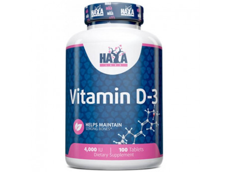 Vitamin D-3 4000 IU Haya Labs (100 таблеток)