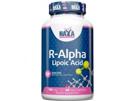 R-Alpha Lipoic Acid 100 мг Haya Labs (60 вег капсул)
