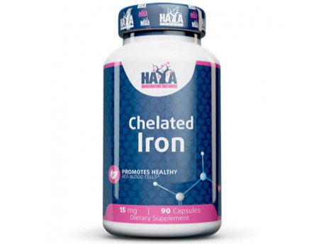 Chelated Iron 15 мг Haya Labs (90 капсул)