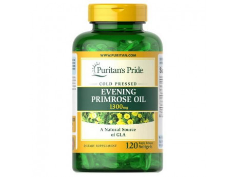 Evening Primrose Oil 1300 мг with GLA Puritan's Pride (120 капсул)