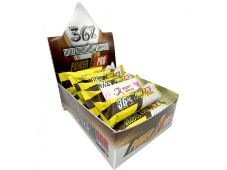 Упаковка батончиків 36% Power Pro (20 штук)