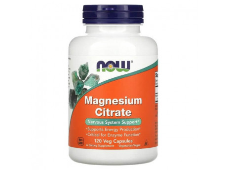 Magnesium Citrate NOW (120 вег капсул)