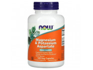 Magnesium Potassium Aspartate NOW (120 вег капсул)