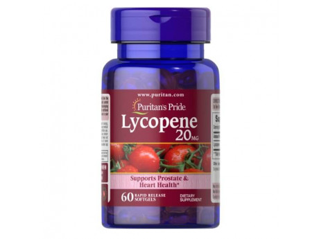 Lycopene 20 мг Puritan's Pride (60 капсул)