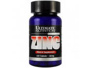 Zinc 30 мг Ultimate Nutrition (120 таблеток)