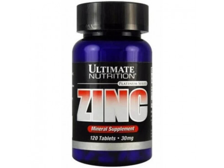 Zinc 30 мг Ultimate Nutrition (120 таблеток)