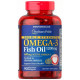 Double Strength Omega-3 Fish Oil 1200 мг/600 мг Puritan's Pride (90 капсул)