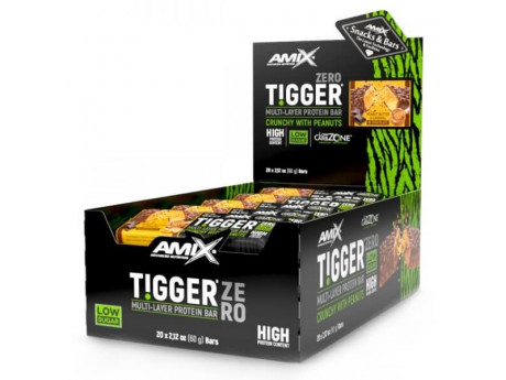 TiggerZero Multi-Layer Protein Bar Amix (20 штук по 60 грамм)