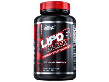 Lipo-6 Black Maximum weight loss support (120 капсул)