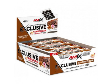 Exclusive Protein Bar Amix (12 штук по 85 грамів)