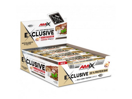Exclusive Protein Bar Amix (12 штук по 85 грамів)