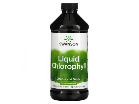 Liquid Chlorophyll 100 мг Swanson (473 мл)