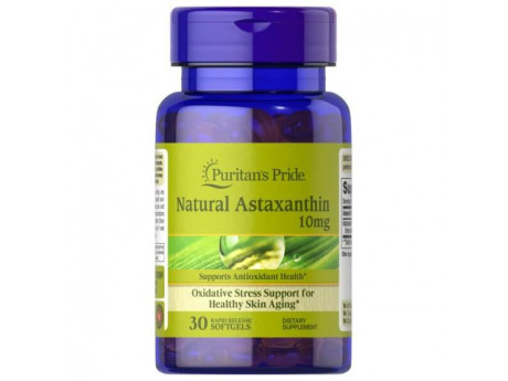 Astaxanthin 10 мг Puritan's Pride (30 капсул)