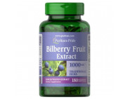 Bilberry 4:1 Extract 1000 мг Puritan's Pride (180 капсул)