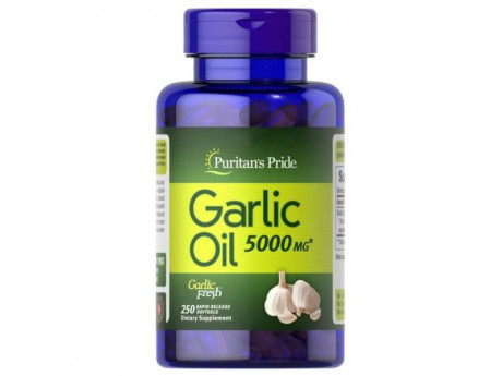 Garlic Oil 5000 мг Puritan's Pride (100 капсул)