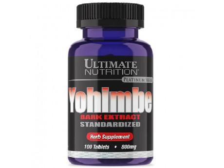 Yohimbe Bark 800 мг Ultimate Nutrition (100 таблеток)