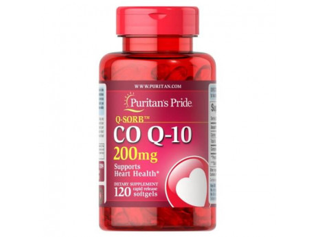 Q-Sorb Co Q-10 200 мг Puritan's Pride (120 капсул)
