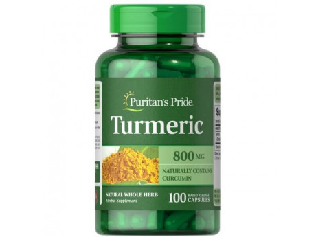 Turmeric 800 мг Puritan's Pride (100 капсул)