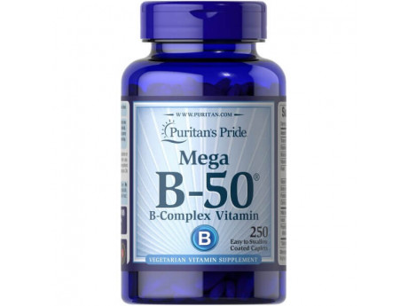 Vitamin B-50 Complex Puritan's Pride (250 таблеток)