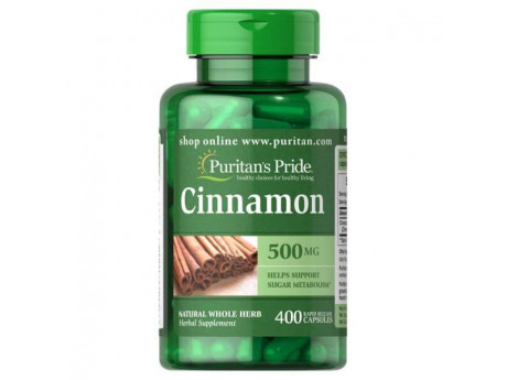 Cinnamon 500 мг Puritan's Pride (400 капсул)