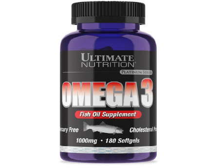 Omega 3 Ultimate Nutrition (180 капсул)