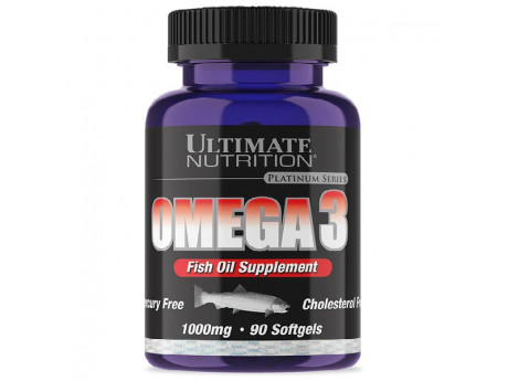 Omega 3 Ultimate Nutrition (90 капсул)