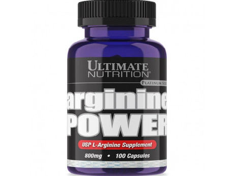  Arginine Power 800 мг Ultimate nutrition (100 капсул)