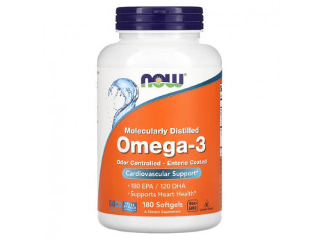 Omega-3 NOW (180 капсул)