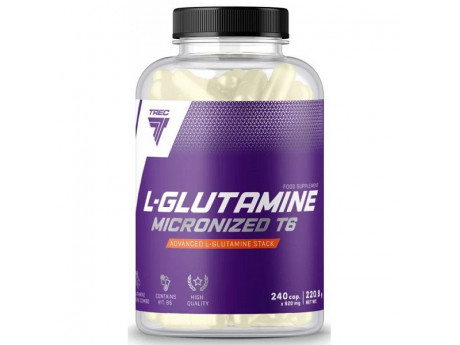 L-Glutamine Micronized T6 Trec Nutrition(240 капсул)