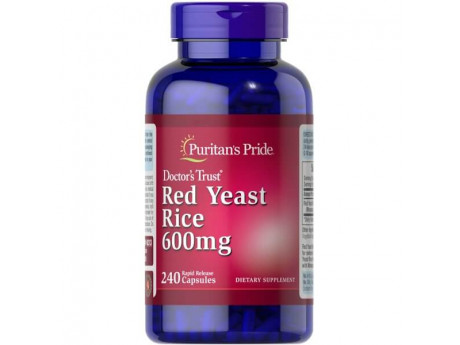 Red Yeast Rice 600 мг Puritan's Pride (240 капсул)